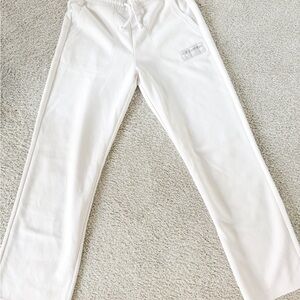 Women's White Track Pants